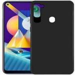 Bizbeetech Black Back Cover For Samsung Galaxy M11