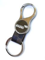 Jdp Novelty Brown Metal Round Shape Bolero Neo Car Keychain