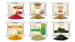 ELDERWAND combo of skin care mitti powder , orange peel powder , Charcoal powder, Beetroot powder , Neem powder, Anar Peel Powder total -300gm