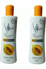 SILKA skin Care Lotion made with real Papaya (200 ML) Pack of 2