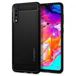 Spigen Matte Black TPU Back Cover For Samsung Galaxy A70