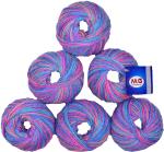 Simi Enterprise Acrylic Wool M9 Baby Soft Wool Ball Hand Knitting Wool, Art Craft Soft Fingering Crochet Hook Yarn, Needle Knitting Yarn Thread Dyed N (Pack Of 14)