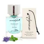 Aromahpure Aromatic Car Perfume Spray with Hanging Card | 45ml | Midnight Whispers - Lavender, Mint, Sea Water Car Freshener | 500+ Sprays, Long Lasting | Air Freshener for Car Interior