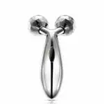 ShopiMoz Face Body Roller Massager, 3D Roller Face Massager Y-Shape Face Lift Tool Firming Beauty (Silver) Massage Body Face Massager