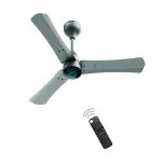 Atomberg Renesa Plus 3 Blade 900 mm BLDC Motor, Remote Control Ceiling Fan with LED Lights, Sand Grey