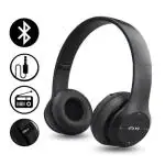 BOPUD P47 Unique Wireless On-Ear Headphone Sport Bluetooth Bluetooth Headset With Mic Bluetooth SOUND BASS [ gym and sports and joining etc .