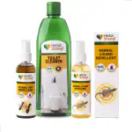Herbal Strategi toilet cleaner combo: Toilet cleander 500 ml+ 1 Ant repellent 100 ml+ 1 Lizard repellent 100 ml - set of 3