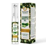 Himalayan Organics Cucumber Under Eye Gel Roll-on to Reduce Dark, Puffiness & Fine Lines with Castor Oil, Vitamin E & Sesame- 15ml