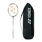 Yonex Black, White Graphite Duora Z Strike Professional Badminton Racquet (Pack Of 1)