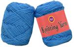 Simi Enterprise Airforce Blue Acrylic Ball Hand Knitting Wool, Art Craft Soft Fingering Crochet Hook Yarn, Needle Knitting Yarn Thread Dyed-Ec Art-Ajaf, 200 G