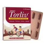 Torque's Torliv Ayurvedic Liver Health Capsules - 1 x 10 Capsules - Pack of 2