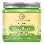 Ayusoul Ayurveda Khadi Fresh Cucumber Aloe Vera Gel (200 gm)- Exclusive Skin Care Experience |