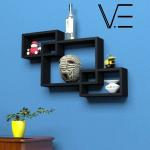 RF Rectangular Floating Wall Shelf Home Decor