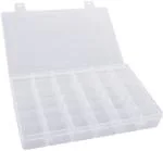 JIGSHTIAL SVE Multi Purpose Transparent Plastic Multi Purpose Organizer Vanity Box