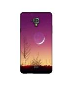 Casotec Moon View Design Printed Silicon Soft TPU Back Case Cover for Swipe Elite 2 plus