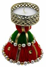 Saugat Traders Diwali Gift Hamper for Client-Tea Light Candle Holder Piller Set of 10- Diwali Gift Item for Employee