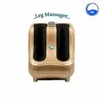 Arg Health care Leg Massager for Pain Relief, Relaxation Powerful Foot, Calf and Leg Massage Machine with Vibration and Heat Therapy Foot Reflexology, Silicone Kneading Pads, 4 Motors (Golden)