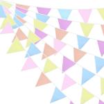 Festiko 12 Flags Bunting Banner Multicolor Triangle Flags Pennant Banners Bunting Garlands