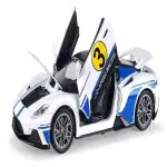 KTRS ENTERPRISE Maserati Alloy Metal Pull Back Die-cast Car Scale Model 1:22 with Sound Light Mini Auto Toy for Kid