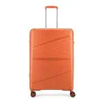 Skybags Skylite Check-in Trolley Bag, 77cm | Large | Hardsided Luggage | Smooth 8-Wheel Suitcase | TSA Lock | Premium Push Button Trolley | Suitcase for travel | 5-Year International Warranty (Orange)