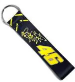 WALDOS Multicolor Polyester Eat Ride Sleep Bikers Key Chain