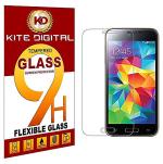 Kite Digital Samsung S5 Premium Tempered Glass Screen Protector Slim 9H Hardness 2.5D