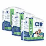 CIR Premium Adult Diaper - Tape Style | Large (L) Size | Waist (101-140cm|40