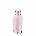 Vinod Bling Flask Water Bottle 500 ml - Fabricated High-Quality Stainless Steel Inside; Useful For Travelling, School, Office, Gym And College Etc (Light Pink)