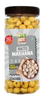 Mix Box 210g (Pack of 3, 70g) Salted & Paper Roasted Makhana