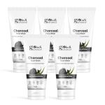 Globus Naturals Anti Pollution Charcoal Face Wash, 75 gm, Set of 5