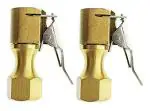 Painter Spray Gun (LABEL) Open End Type Air Lock Nozzle (Pack of 2)