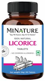 MINATURE Natural Liquorice Licorice Tablets - 90 Tablets