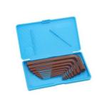 Taparia AKM-9 - 9 Pieces Allen Key Set- Brown Finish-Metric (Pack of 5)