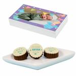 Ayatis Choco Personalised New Born Baby announcement Chocolate Gift Chocolate Gift Box Hazelnut 12 Pieces