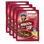Dailyum Instant Manchow Soup | Pack of 4 | Ready To cook Instant Soup |100% Natural | No MSG | No Chemical Preservatives | No artificial Flavours | vegan | Glutan-free | 50g Each Serves 4