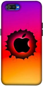 SARTOOLIYA Realme C2 Multicolor Plastic Apple, Iphone, Logo Printed Water Proof Back Cover