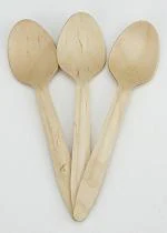 Crazy Sutra Eco-Friendly Disposable Wooden Spoon (50Pc) for Lunch Dinner Functions