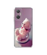 Casotec Cute Teddy Bear Design Printed Silicon Soft TPU Back Case Cover for Infinix Hot 20 5G