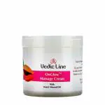 Vedicline OnGlow Massage Cream, Minimize Dry Skin & Improve Skin Texture with Almond oil, Shea Butter, Jojoba oil Gives Smooth And Glowing Skin,100ml