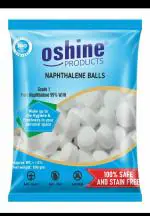 OSHINE PRODUCTS Naphthalene Balls, 100% Safe & Stain Free, 500gm