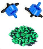 Vasudha Irrigation 8 LPH BLUE ISI DRIPPER 100 PIC Drip Irrigation Kit ()