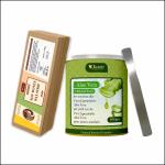 KURAIY Aloevera Wax for Smooth Hair Removal - 800gm Aloevera extracts + 40 Wax Strips +1 Steel Knife For all skin types Removes Tan, Dead Skin For Arms, Legs and Full body