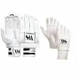 Whitedot Dot 2.1 Cricket Batting Gloves with Full Finger Inner Gloves Suitable for Mens/Adult/Large, Left Hand
