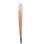 KLAP Hard Broom Indonesian Coconut Broom Stick | 38 Inch Long Broomstick | Washable Seekh Jhaadu | Firm & Comfortable Grip | Indoor & Outdoor Cleaning | 450 Gm, Blue Colour | Pack of 1