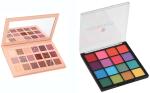 Bingeable Multicolor High Pigmentation Nude Edition Eye Shadow Palette With Multi Color - 220 G (Pack Of 2)