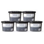 freshcant Compact Moisture Absorber By CILICAnT for Car - Dehumidifier for Car - Pack Of 5 ( Odor Buster with Activated Charcoal )