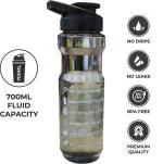Fitpro Stainless Steel Protein Shaker Bottle for Pre-Post Workout | Water Bottle | Leakproof with Knob | Bottle for Men Shaker Steel Shaker Bottle, 700ml
