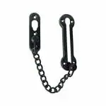BTL Security Door Chain Lock, Stainless Steel Door Bolt Lock, Color Black (BDF-SC-1-BK)
