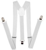 SHIVAAY Navisima Unisex Adult White Suspenders
