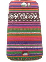 CLUBCLASSY Cotton Fabric Cloth+Hard Back case Cover Compatible for micromax Canvas 2 a110 / Canvas a110q ab